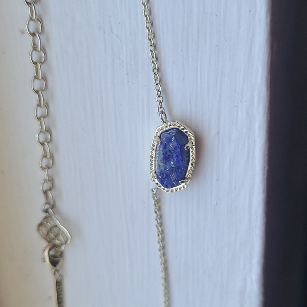 Kendra Scott Blue and Gold Necklace